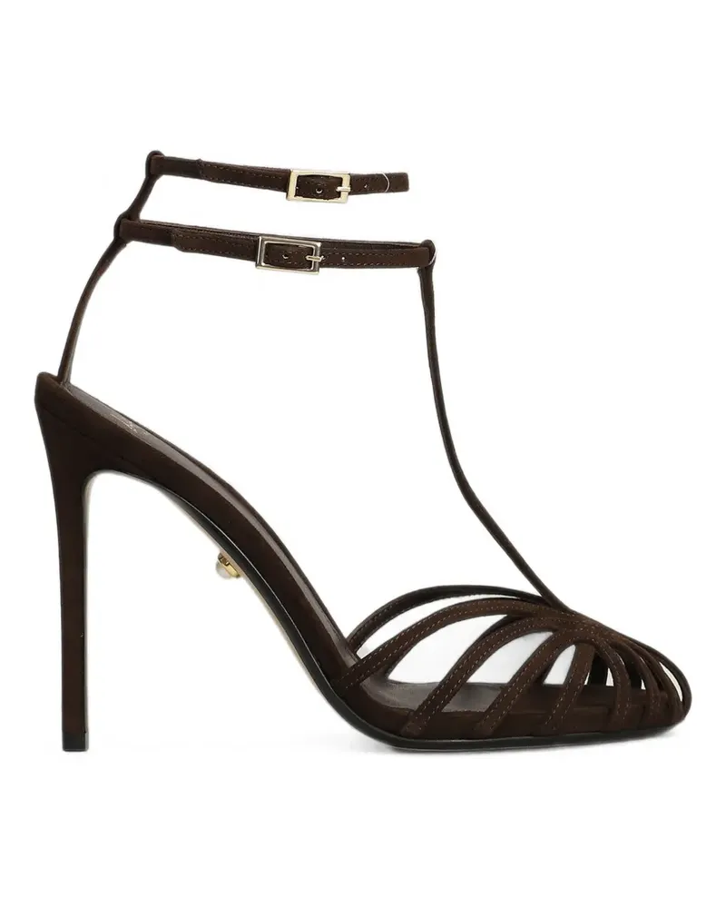 Alevì Stella Sandalen mit Riemen 110mm - Braun Braun