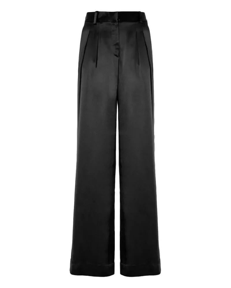 Malo pleated trousers - Schwarz Schwarz