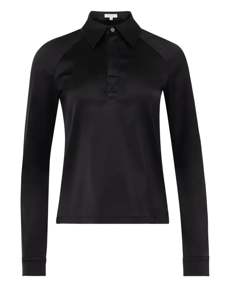 J.W.Anderson Wickelrock aus Satin - Schwarz Schwarz
