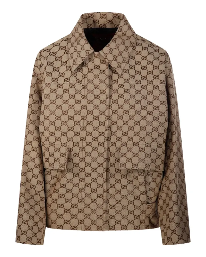 Gucci GG patterned jacket - Nude Nude