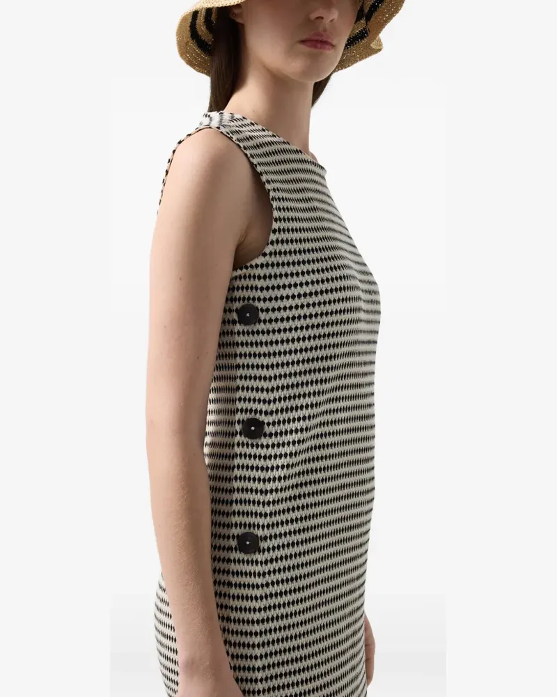 Bogner Samira sleeveless midi dress - Schwarz Schwarz
