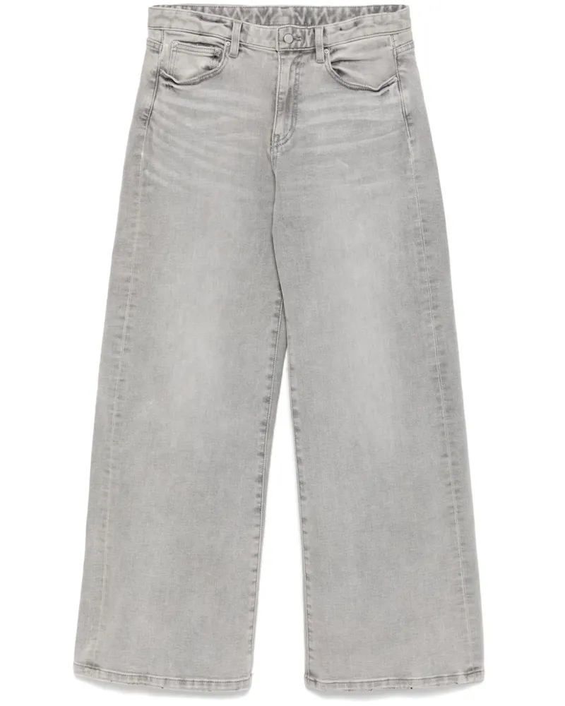 JNBY Ausgeblichene Wide-Leg-Jeans - Grau Grau