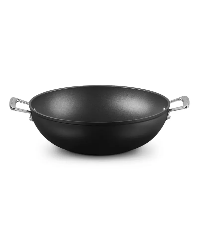 Le Creuset Wok mit Antihaftbeschichtung 28cm - Schwarz Schwarz