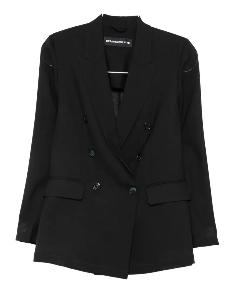 Department 5 single-breasted rear-slit blazer - Schwarz Schwarz