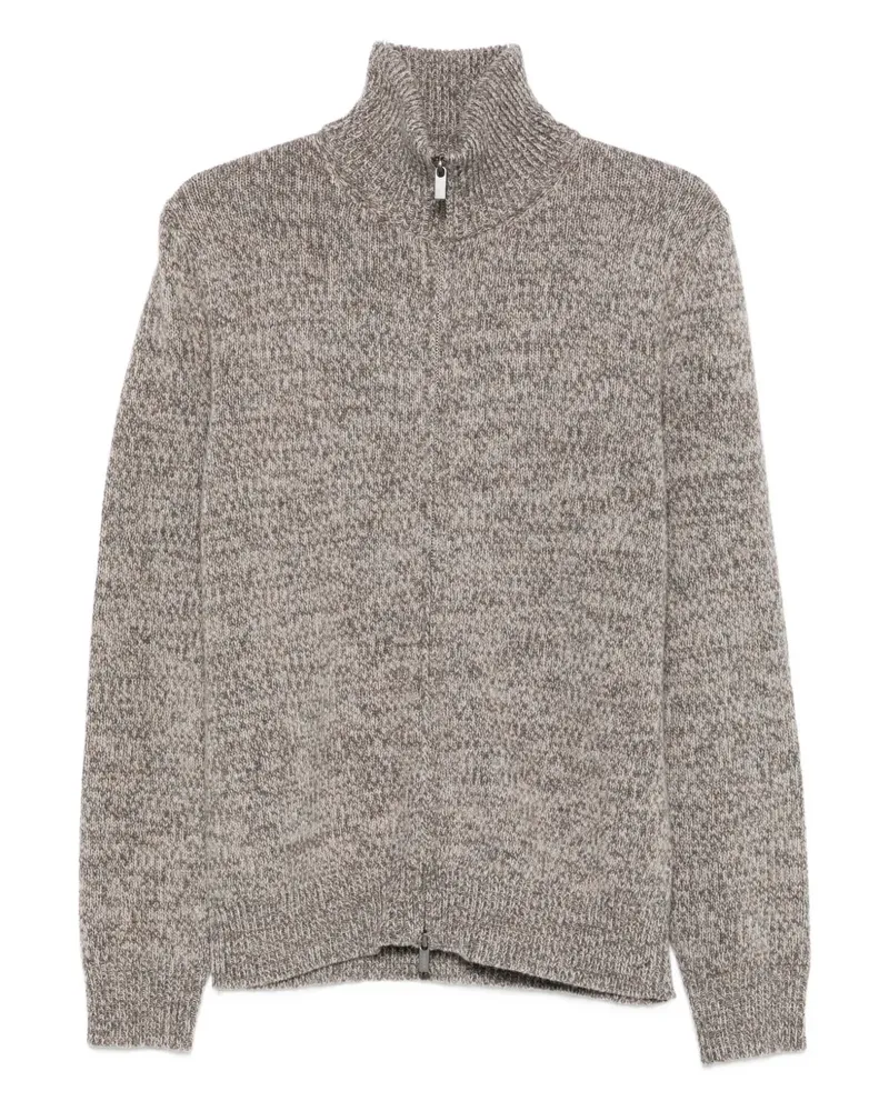 BARENA Pullover mit Reißverschluss - Braun Braun