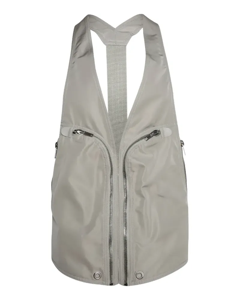Rick Owens Bauhaus Weste - Grau Grau