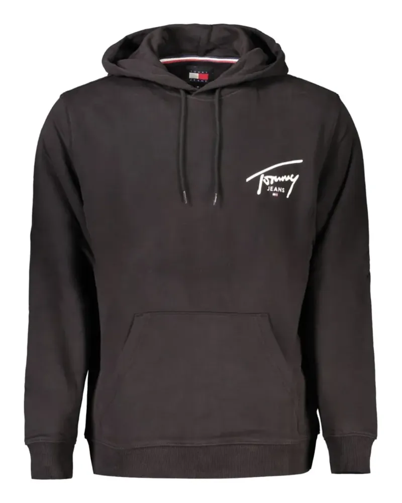 Tommy Hilfiger logo-print hoodie - Schwarz Schwarz
