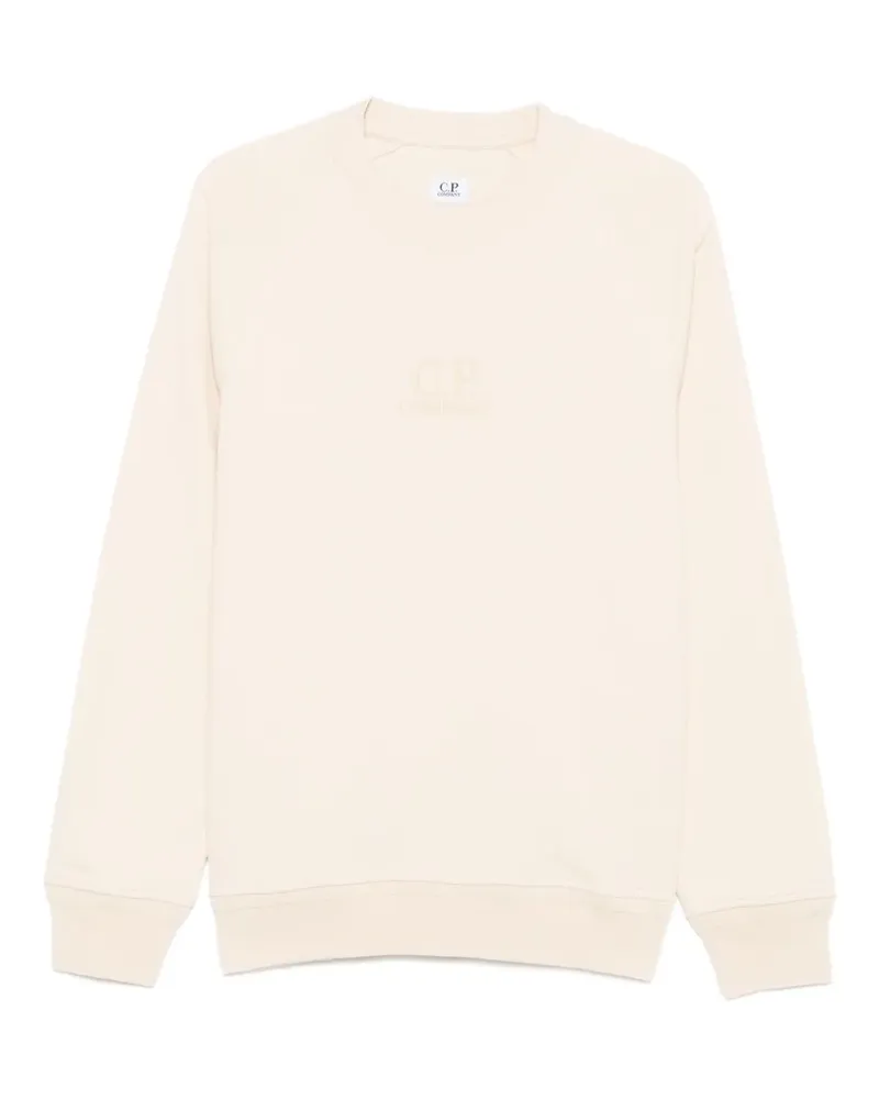 C.P. Company Sweatshirt mit Logo-Stickerei - Nude Nude