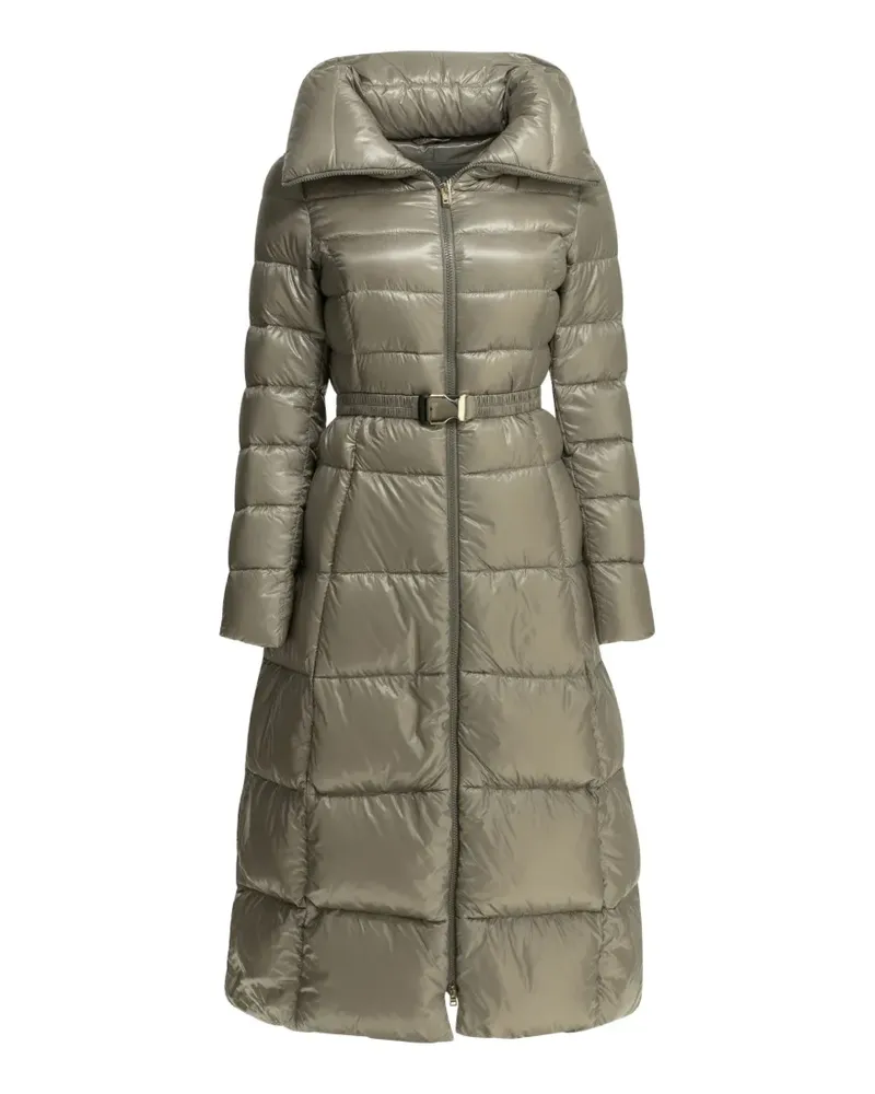 Herno belted quilted coat - Grau Grau