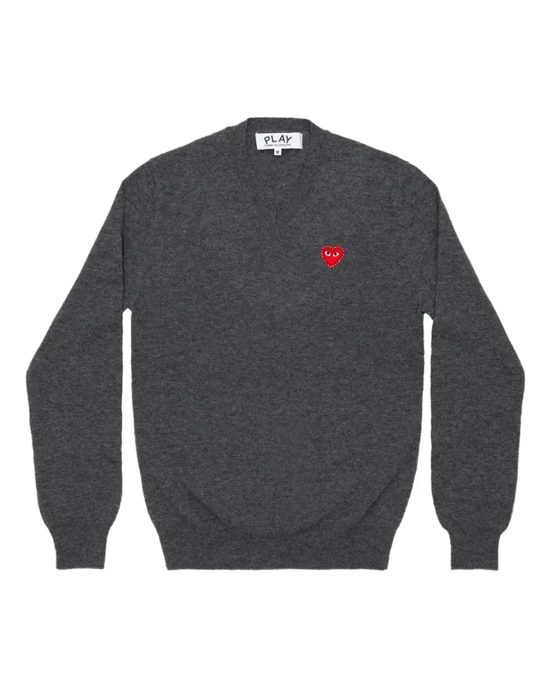 Comme des Garçons Pullover mit V-Ausschnitt - Grau Grau