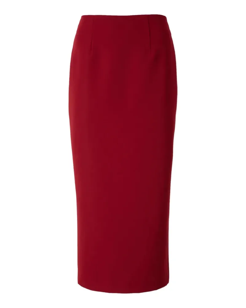 Roland Mouret Hoch sitzender Rock - Rot Rot