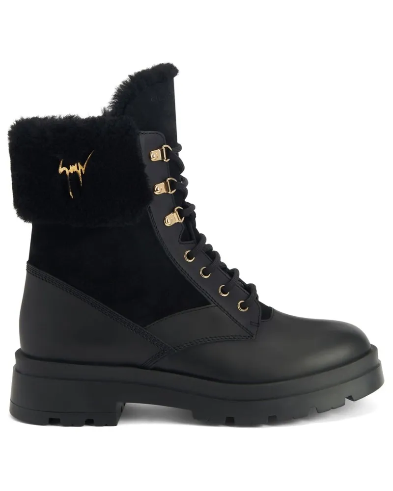 Giuseppe Zanotti Jaure Stiefel - Schwarz Schwarz
