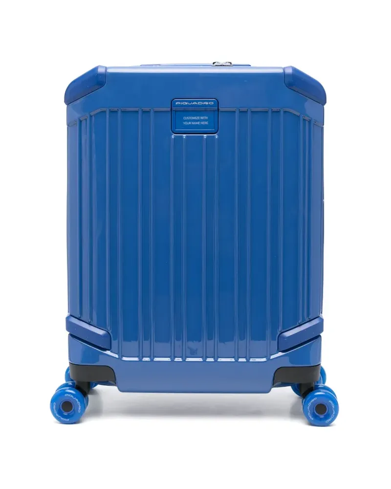 Piquadro Koffer mit vier Rollen - Blau Blau