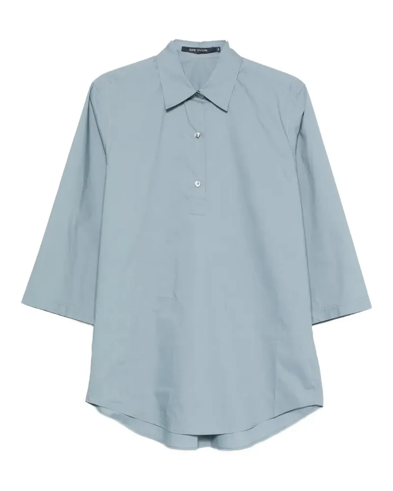 Sofie D'Hoore three-quarter-sleeve blouse - Blau Blau