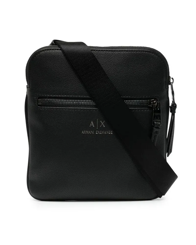 Armani Exchange Ax Man Kuriertasche - Schwarz Schwarz