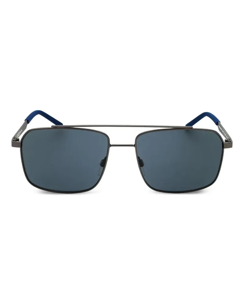 Nike Sonnenbrille mit eckigem Gestell - Grau Grau