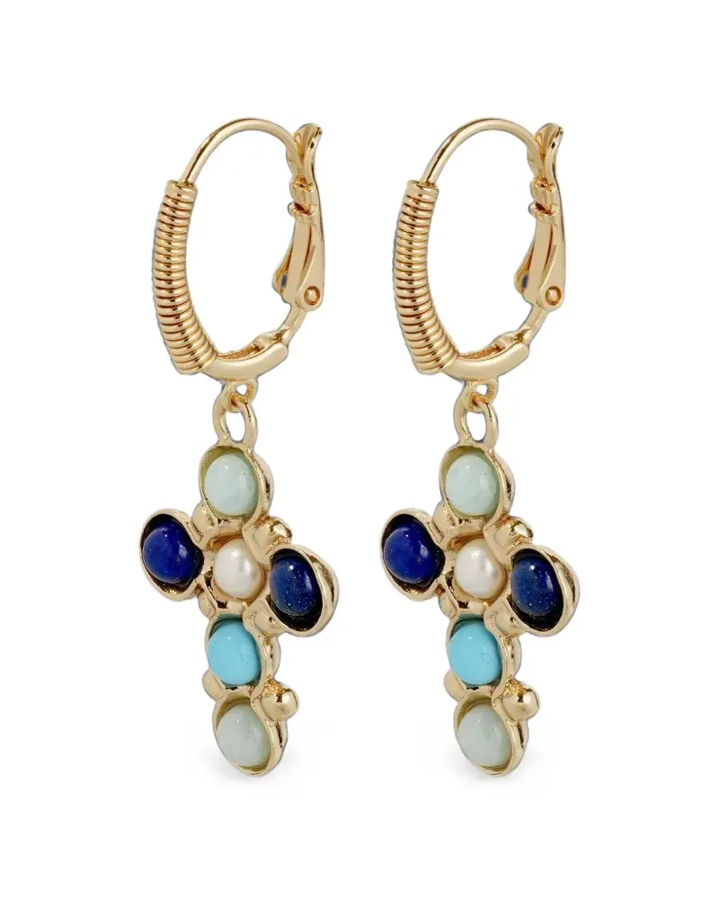 Gas Bijoux Tao Cruzita Ohrringe mit Cabochon - Gold Gold