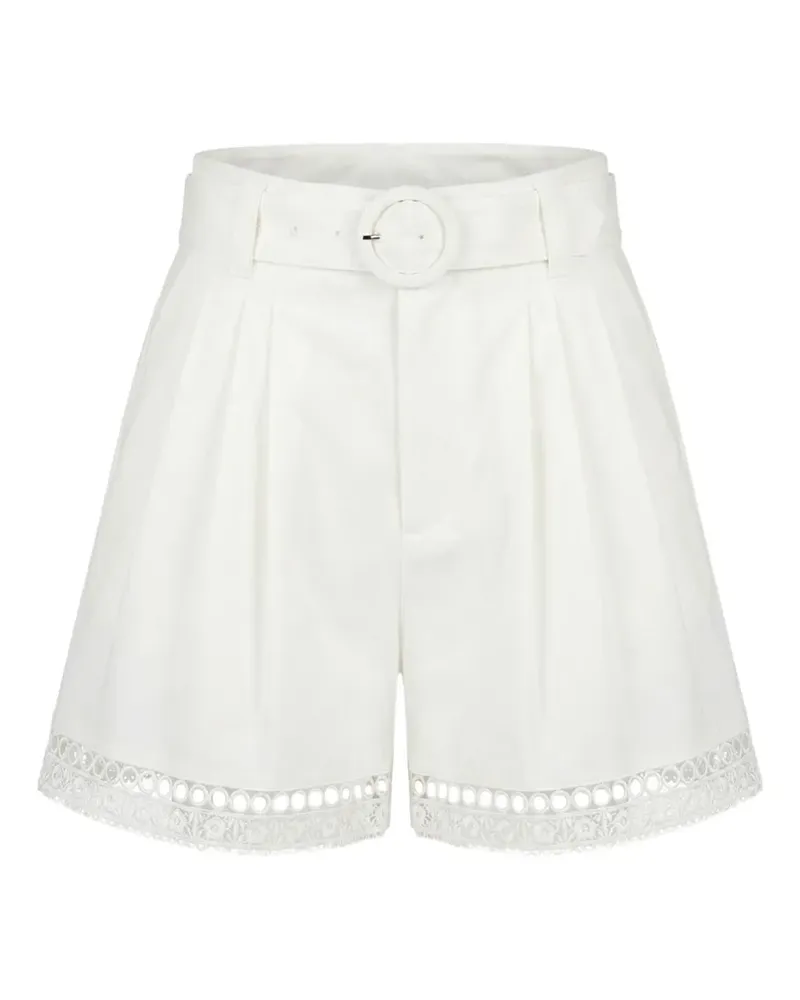 Twin-Set belted shorts - Weiß Weiß