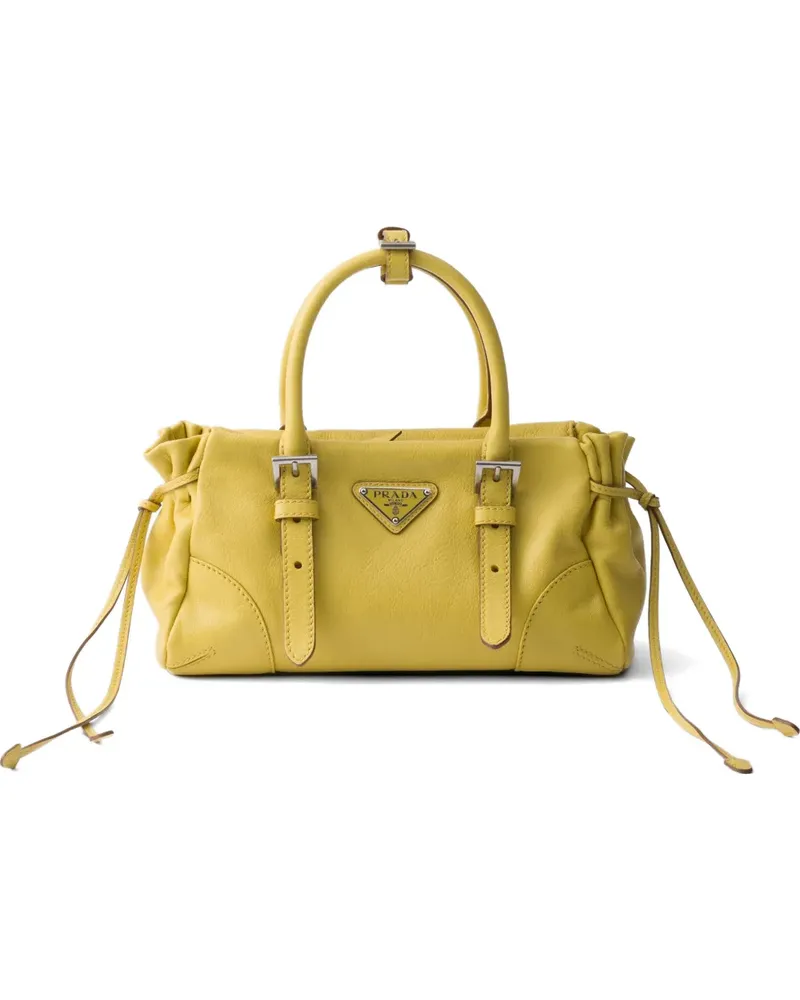Prada Bonnie small leather bag - Gelb Gelb
