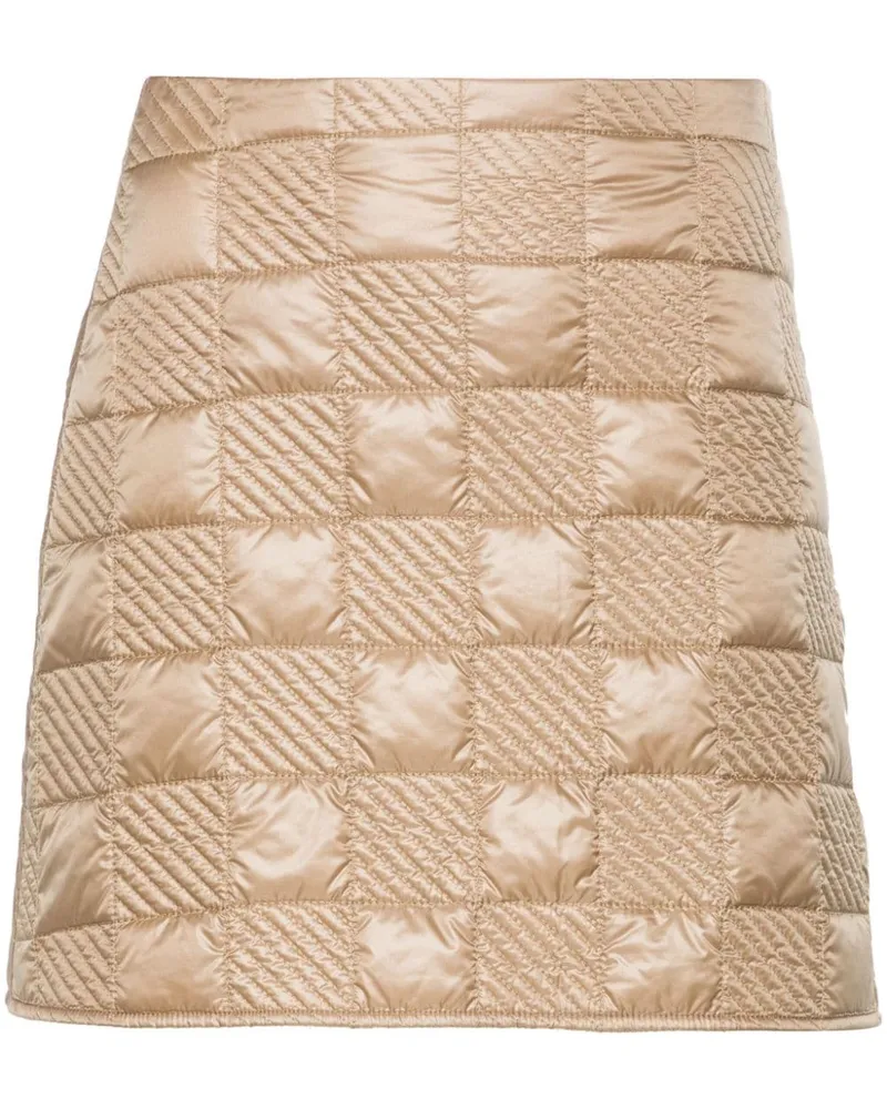 Moncler Minirock mit Logo - Braun Braun