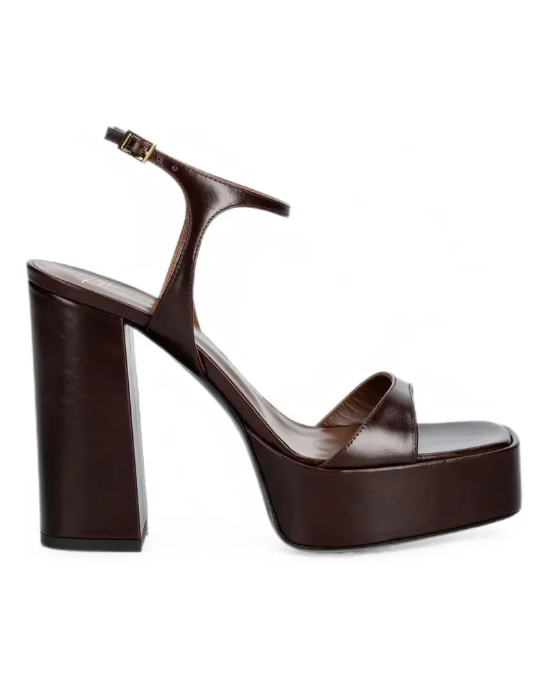 Giuseppe Zanotti Sandalen mit Blockabsatz - Braun Braun