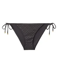 Jimmy Choo Ariah Bikinihöschen mit Logo-Print Schwarz