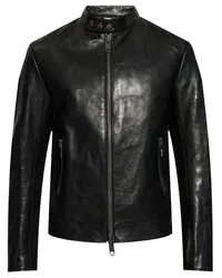 Bally Adrien Brody Lederjacke Schwarz