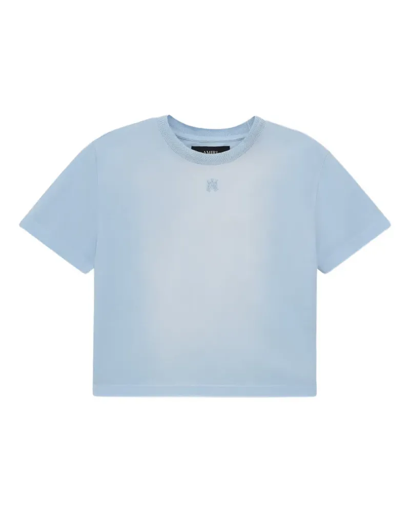 Amiri Sweatshirt mit MA-Stickerei - Blau Blau