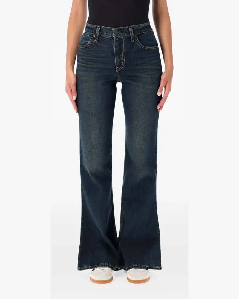 Levi's Ausgestellte High-Waist-Jeans - Blau Blau