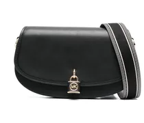 Klassische Schultertasche - Schwarz