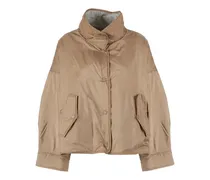 Kurzmantel mit Knöpfen - Nude