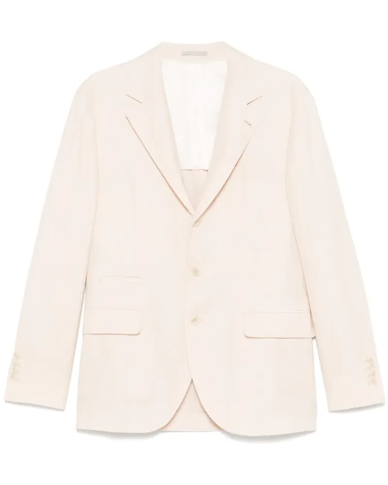 Brunello Cucinelli Sakko mit Prince of Wales-Karo - Rosa Rosa