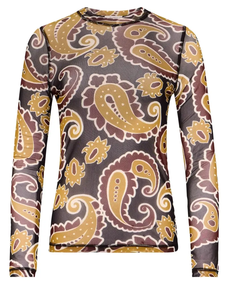 J.W.Anderson Oberteil mit Paisley-Print - Braun Braun