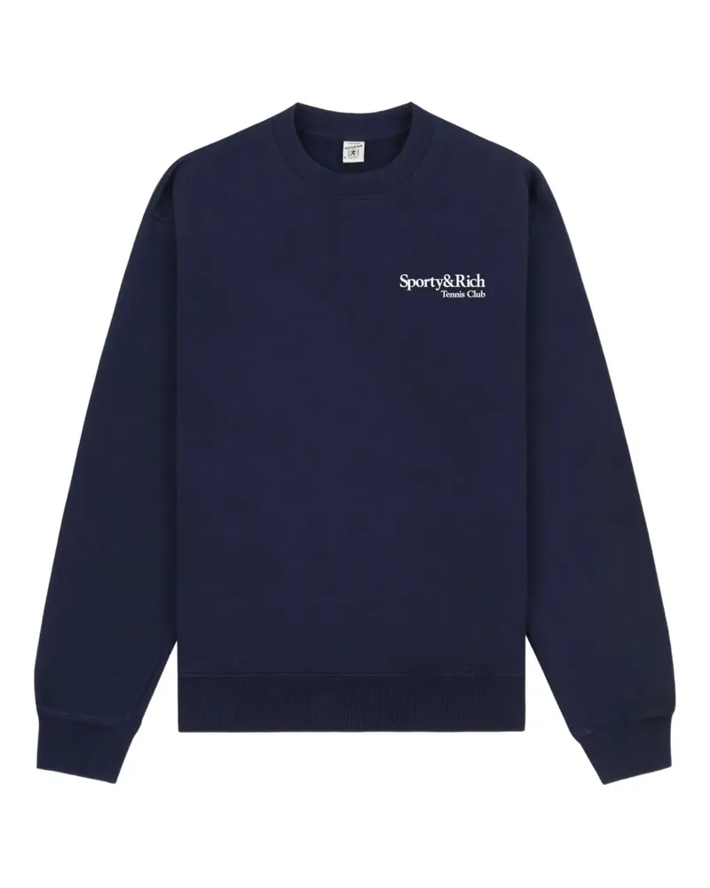 SPORTY & RICH Klassisches Sweatshirt - Blau Blau