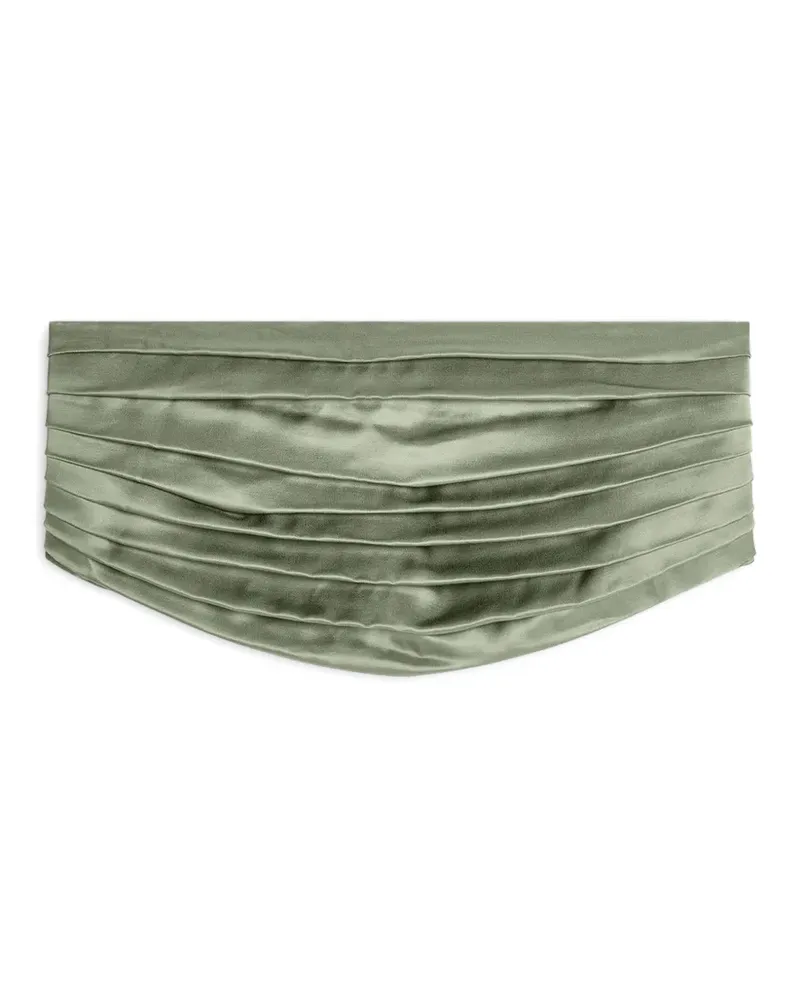 Dries van Noten Gürtel aus Satin - Grün Grün