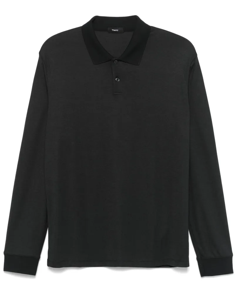 Theory Goris Poloshirt - Schwarz Schwarz