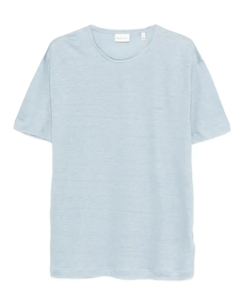 Gant crew-neck short-sleeve T-shirt - Blau Blau