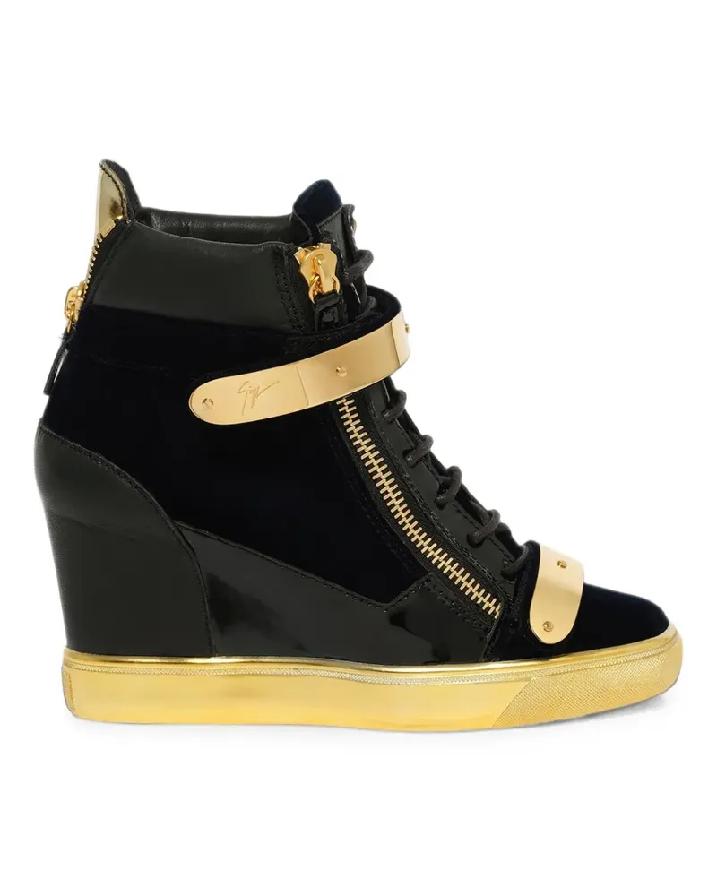 Giuseppe Zanotti Veronica Wedge-Sneakers - Blau Blau