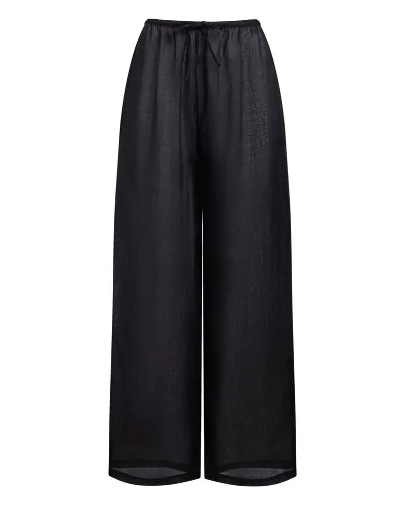 12 STOREEZ Hose mit Kordelzug - Schwarz Schwarz