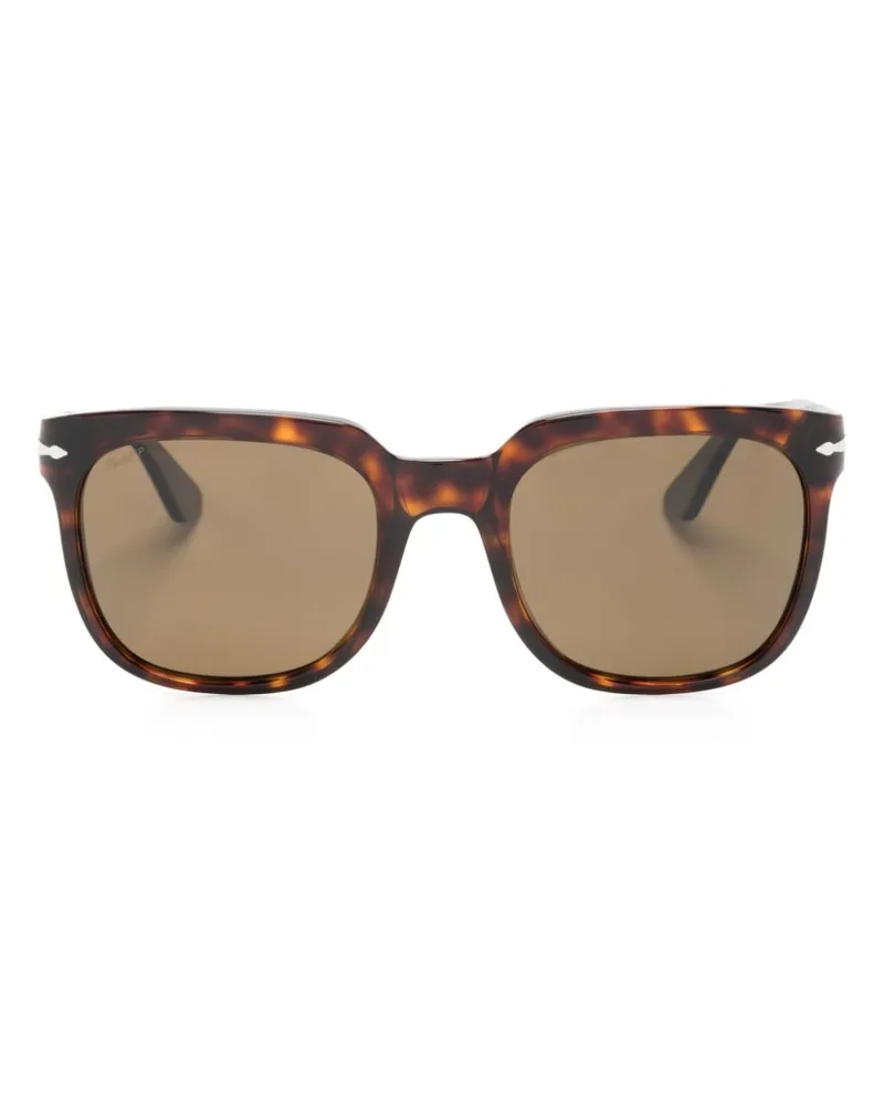 Persol PO3323S Sonnenbrille mit Oversized-Gestell - Braun Braun