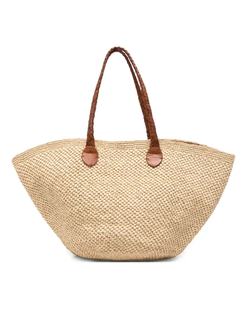 Dragon Diffusion x Sovani Brunella woven tote bag - Braun Braun