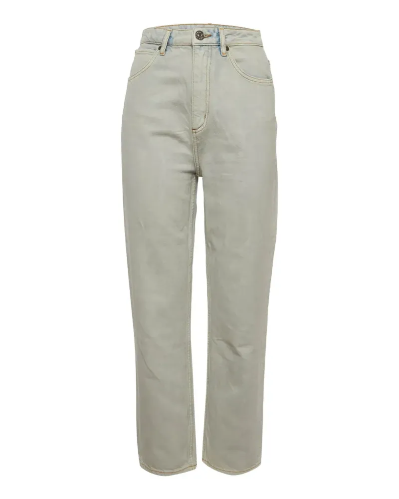 Sandro snow-wash straight-leg jeans - Grau Grau