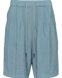 ATTACHMENT Gerade Shorts mit Kordelzug Blau