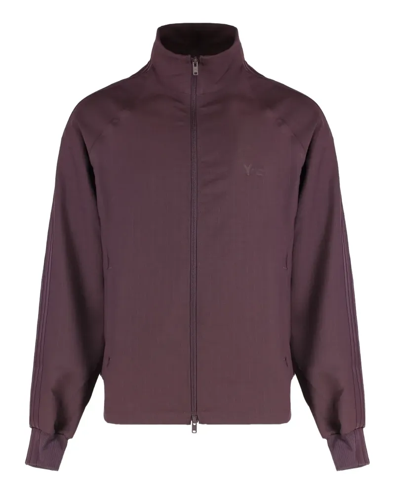 Y-3 high-neck zip track jacket - Braun Braun