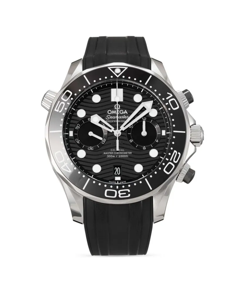 Omega 2024 Ungetragener Seamaster Diver 300m Chronograph 44mm Schwarz