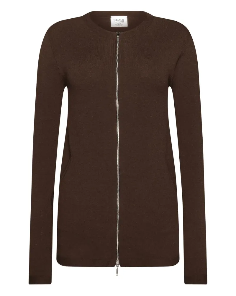 Wolford zip-front wool cardigan - Braun Braun