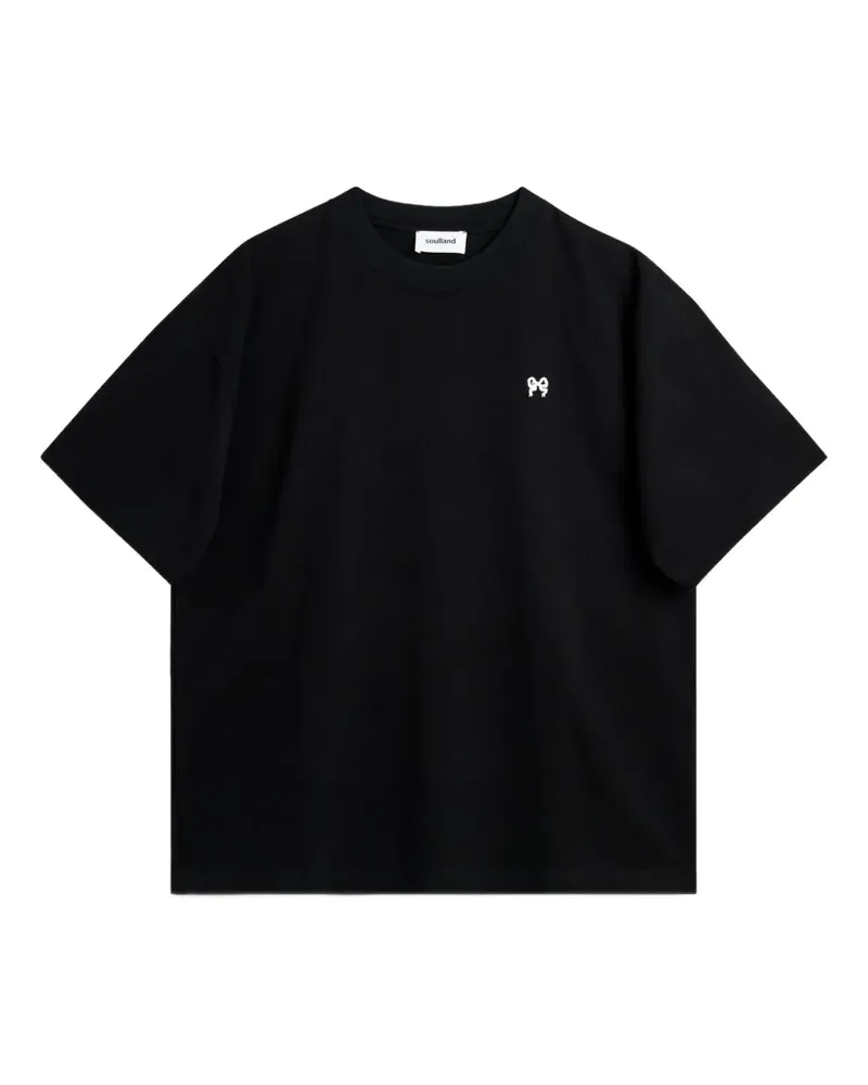 Soulland KAI T-shirt - Schwarz Schwarz