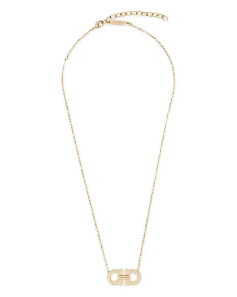 Ferragamo Halskette mit Gancini-Anhängern - Gold Gold