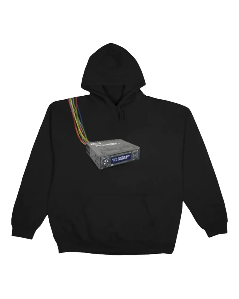 Travis Scott Hoodie mit Print - Schwarz Schwarz