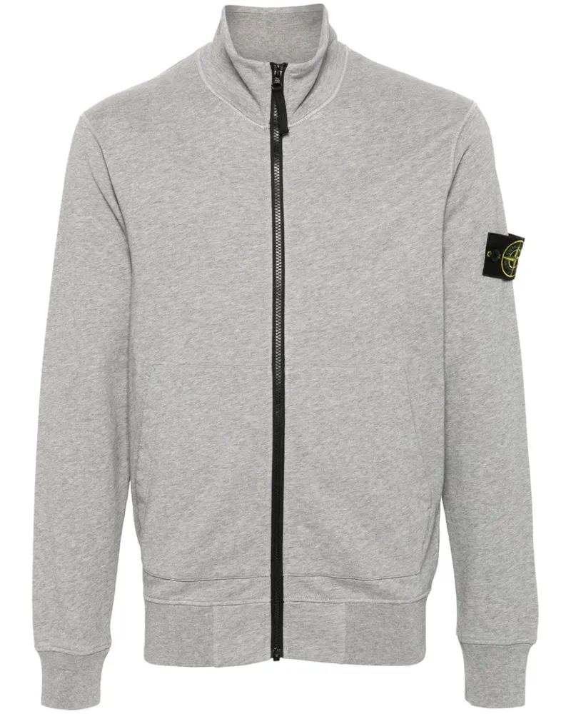 Stone Island Sweatshirt aus Fleece - Grau Grau